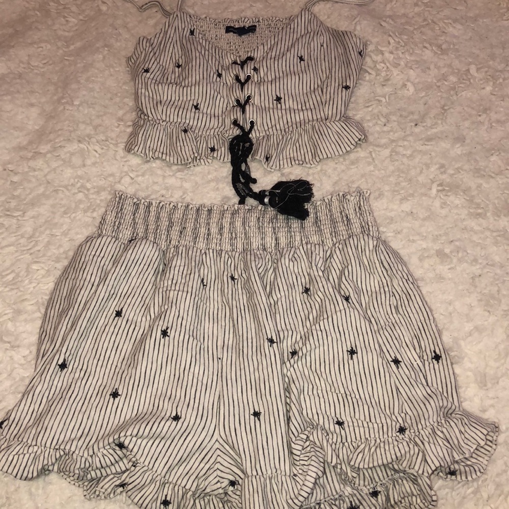 2 piece romper set